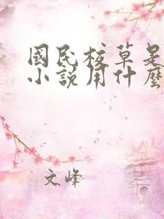 国民校草是女生小说用什么app可以免费