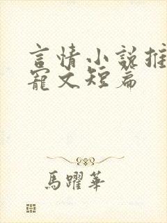 言情小说推荐甜宠文短篇