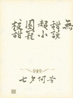 校园超甜无虐的甜宠小说