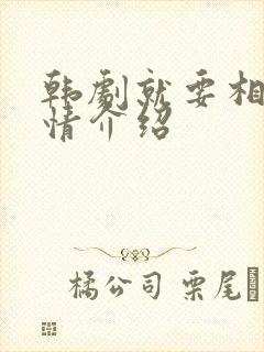 韩剧就要相爱剧情介绍