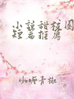 小说甜校园言情短篇推荐