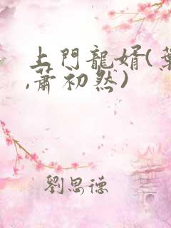 上门龙婿(叶辰,萧初然)