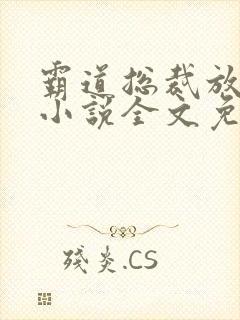 霸道总裁放肆爱小说全文免费阅读