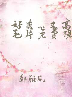 好爽…又高潮了毛片免费视频