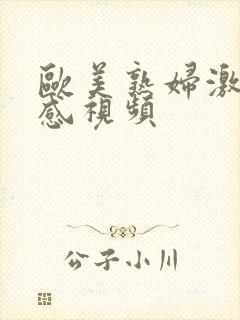 欧美熟妇激情性感视频