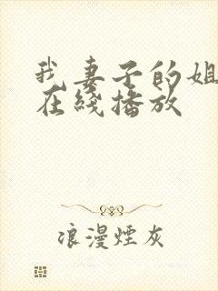 我妻子的姐姐3在线播放