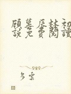 顾慕辰林初荔小说免费阅读最新章节