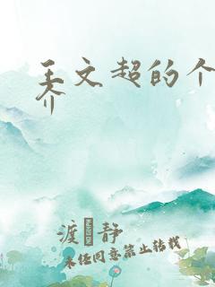 王文超的个人简介