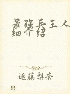 最强兵王人物详细介绍