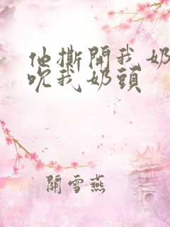 他撕开我奶罩揉吮我奶头