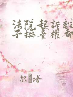 法院起诉离婚孩子抚养权都判给谁