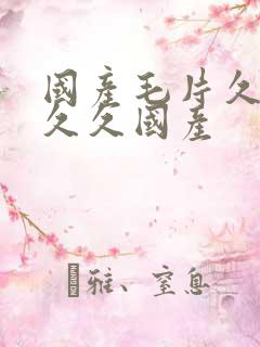 国产毛片久久久久久国产