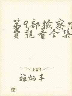 第9部检察官免费观看全集电视剧