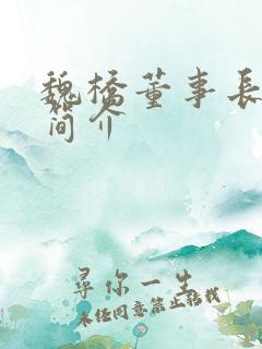 魏桥董事长个人简介