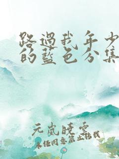 路过我年少时光的蓝色分集剧情