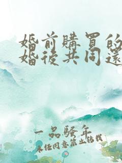 婚前购买的房子婚后共同还贷离婚时怎样算