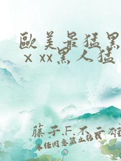 欧美最猛黑人xⅹxx黑人猛交