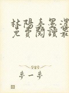 林阳秦墨浓小说免费阅读最新