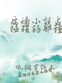 病娇小说占有欲极强的那种双男主