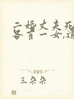 二婚丈夫死亡,各有一女,遗产继承