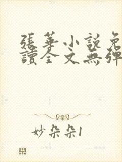 张华小说免费阅读全文无弹窗