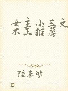 女主小三文三观不正推荐