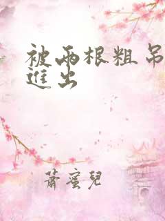 被两根粗吊疯狂进出