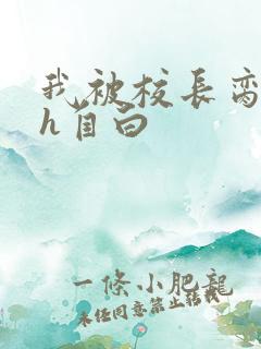 我被校长脔日常h自白