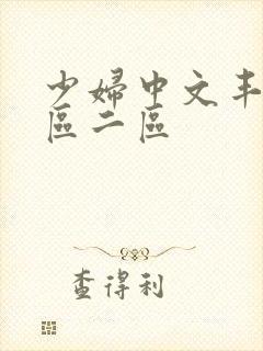 少妇中文丰满一区二区