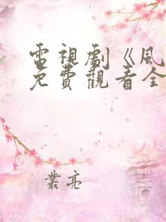 电视剧《风云》免费观看全集