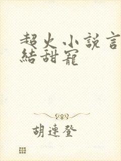 超火小说言情完结甜宠