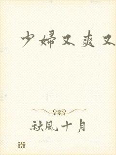 少妇又爽又刺激