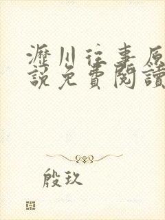 沥川往事原著小说免费阅读