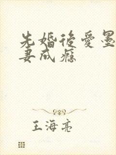 先婚后爱墨少宠妻成瘾