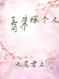 王庆辉个人资料简介