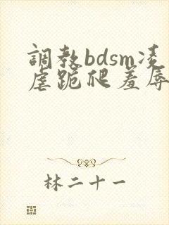 调教bdsm凌虐跪爬羞辱小说