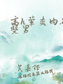 高h荤爽肉欲文双男