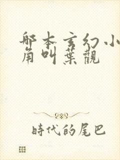 哪本玄幻小说主角叫叶观