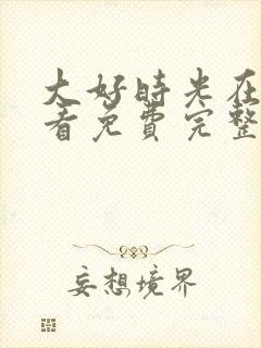 大好时光在线观看免费完整版高清