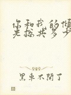 你和我的倾城时光总共多少集