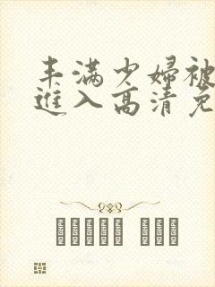 丰满少妇被猛烈进入高清免费