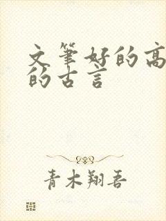 文笔好的高质量的古言