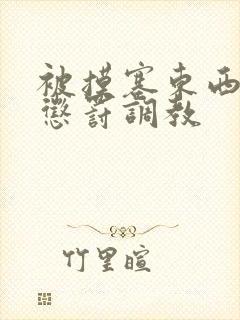 被摸塞东西进去惩罚调教