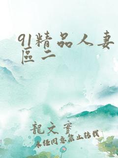 91精品人妻一区二