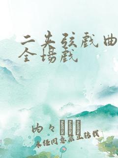 二夹弦戏曲大全全场戏