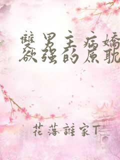 双男主病娇占有欲强的原耽小说