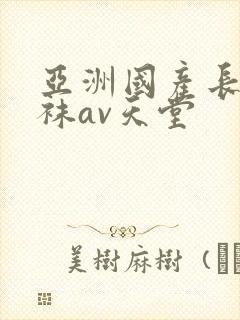 亚洲国产长腿丝袜av天堂