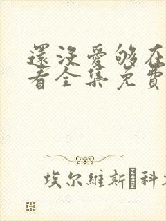 还没爱够在线观看全集免费播放