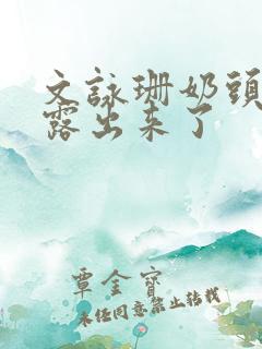 文咏珊奶头全乳露出来了