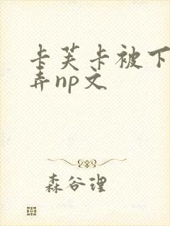 卡芙卡被下药玩弄np文